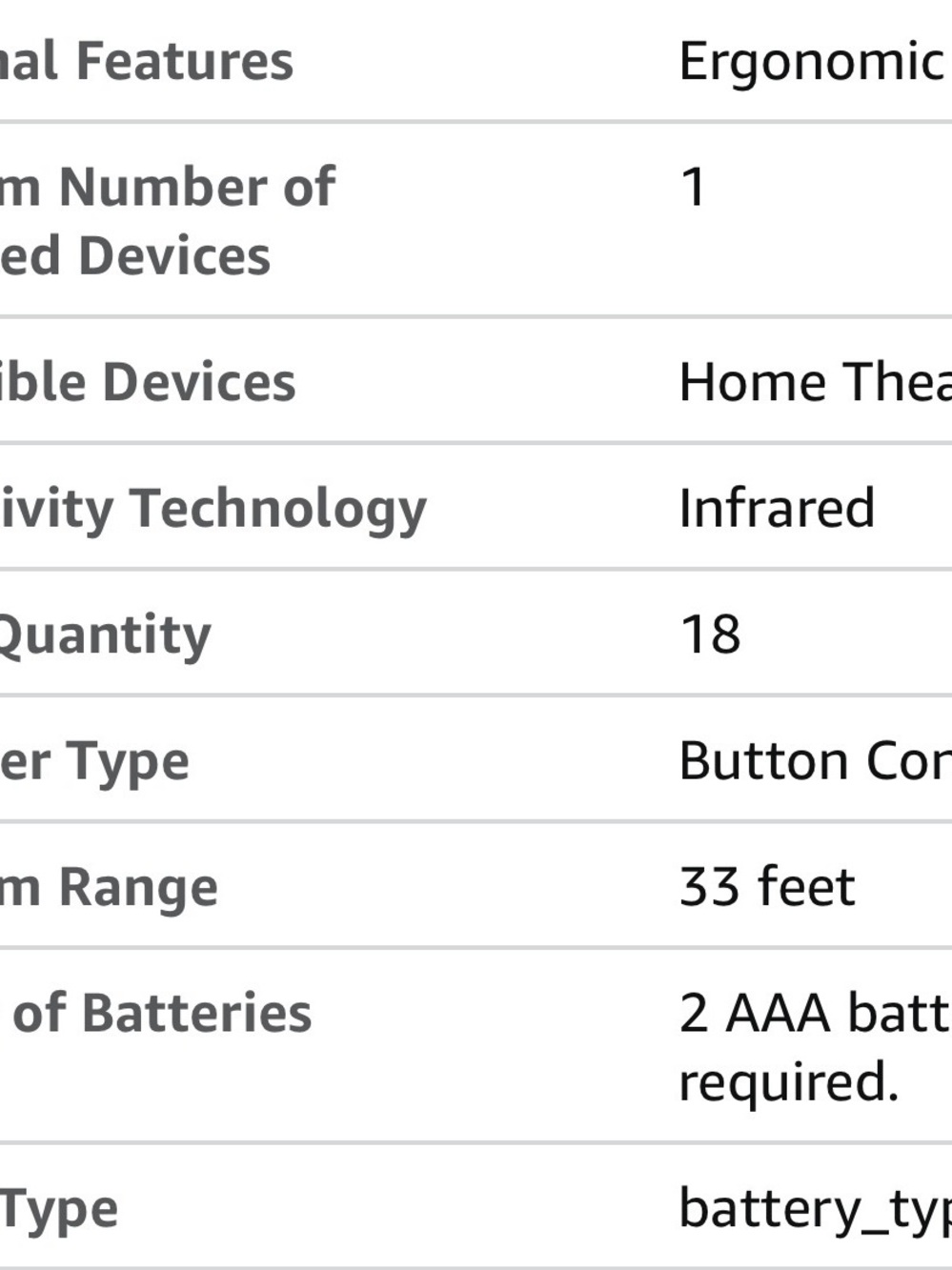 Universal Black Remote Control - Multi-Device - Picture 9 of 9